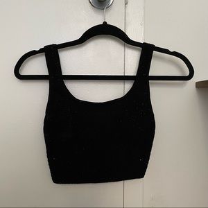 Artizia Ribbed Babton Contour Cropped Tank Top